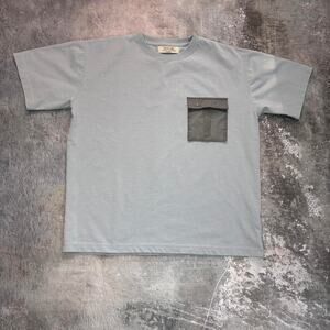Blue Urban Research Sonny Label Blank Pocket T Shirt! Nylon Pocket T Shirt.